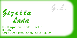 gizella lada business card